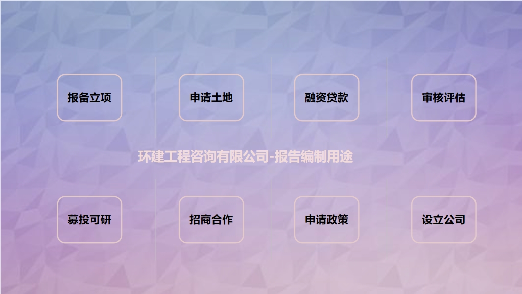 海南代做项目建议书做立项备案