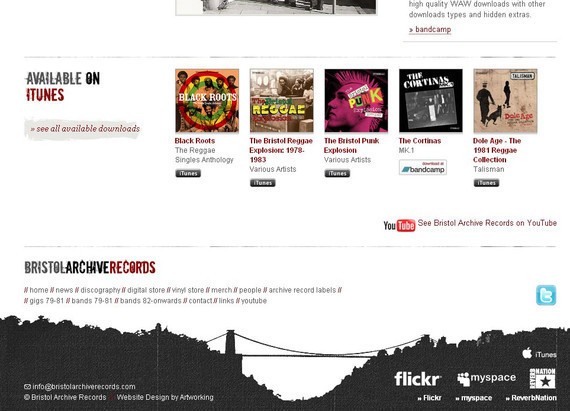 FooterDesignAl灵感BristolArchiveRecords