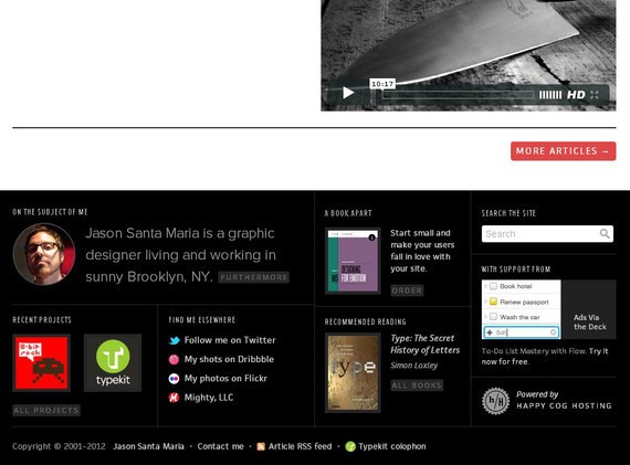 FooterDesign激励JasonSantaMaria
